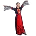 thumbnail image 4 of CONZONE Halloween Outfit For Girls Hallowmas Dress Dress Up Clothes For Kids Trendy Festival Stage Party Outfits Size 9-12 Years Watermelon Red, 4 of 5