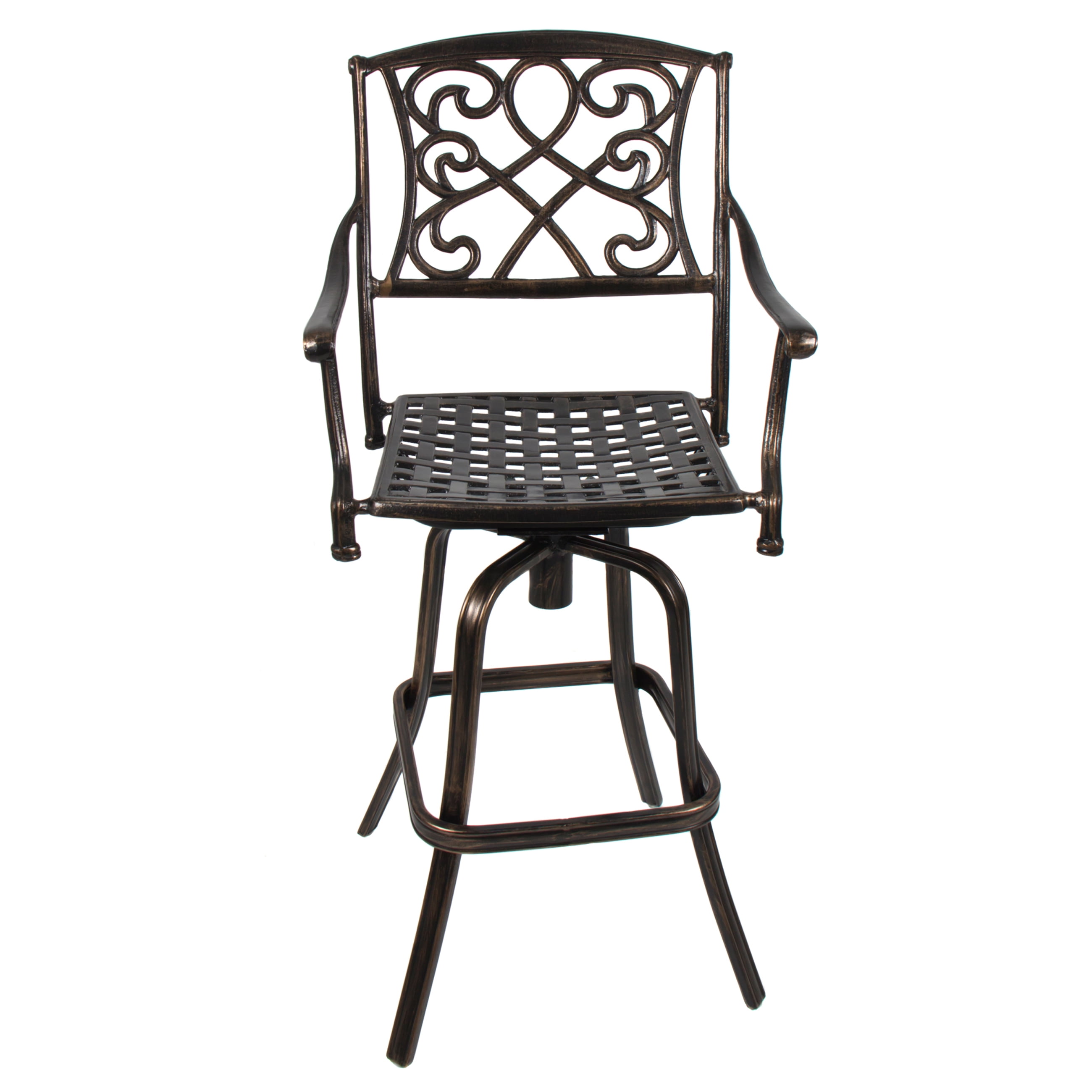 Best Choice S Outdoor Cast Aluminum Swivel Bar Stool Antique Best Choice S Outdoor Cast Aluminum Swivel Bar Stool Antique Copper Design Com