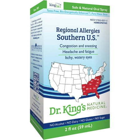 King Bio Regional Allergies, Southern U.S, 2 OZ