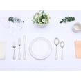 thumbnail image 6 of Unique Bargains 20 Pieces Stainless Steel Silverware Set Flatware Set Silver, 6 of 6