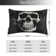 thumbnail image 2 of Fotbe Magician Hat Skull Funda de Almohada Decorativa Estilo Occidental, Lujo en Algodón, Fundas para Almohadas King, Cojín Estampado para Decoración del Hogar-20"x30", 2 of 6