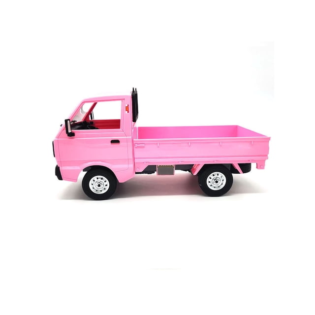 Tholdsy Coche de Control remoto de plástico portátil 1:16 simulación alimentado por luz indicadora recargable vehículo juguete regalo de Kits de construcción modelo Rosado Tholdsy FN010825-03