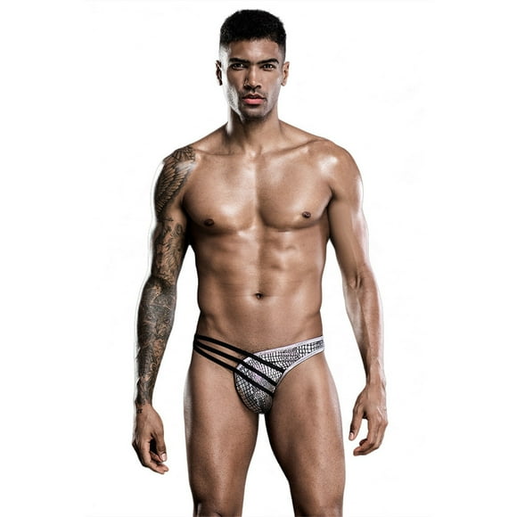 nsendm Mens Underpants Adult Male Underpants Jockstrap Underwear for Men Men's Taste Briefs Bar Nightclub Performance Taste Correction Underwear(Black,One Size)