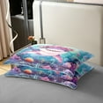 thumbnail image 4 of Erosebridal Sea Shark 100% Cotton Duvet Cover King Size,Sea Animal Bedding Sets King Size,Teenager Bedroom Decor,Breathable,3pcs, 4 of 8