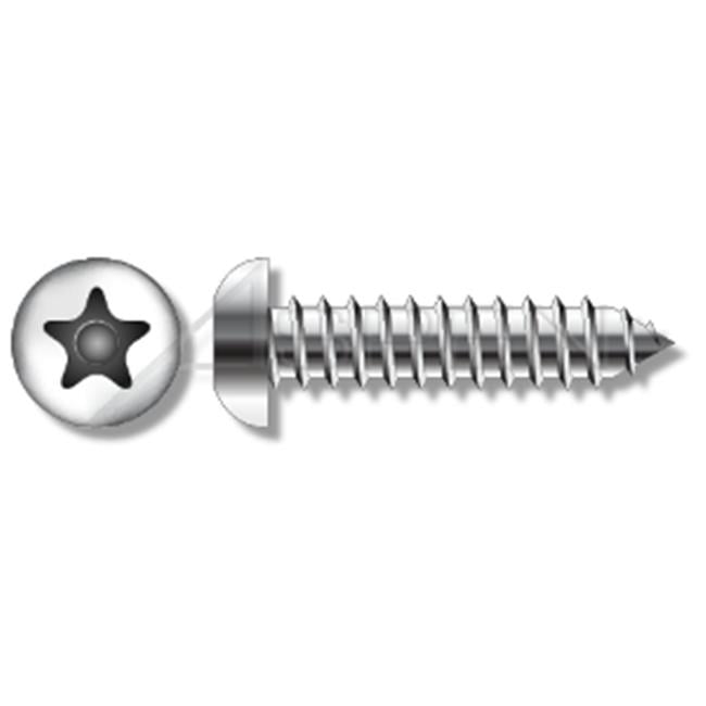 Aspen Fasteners No.6 x 1.5 in. Security Tapping Screws Type AB Button