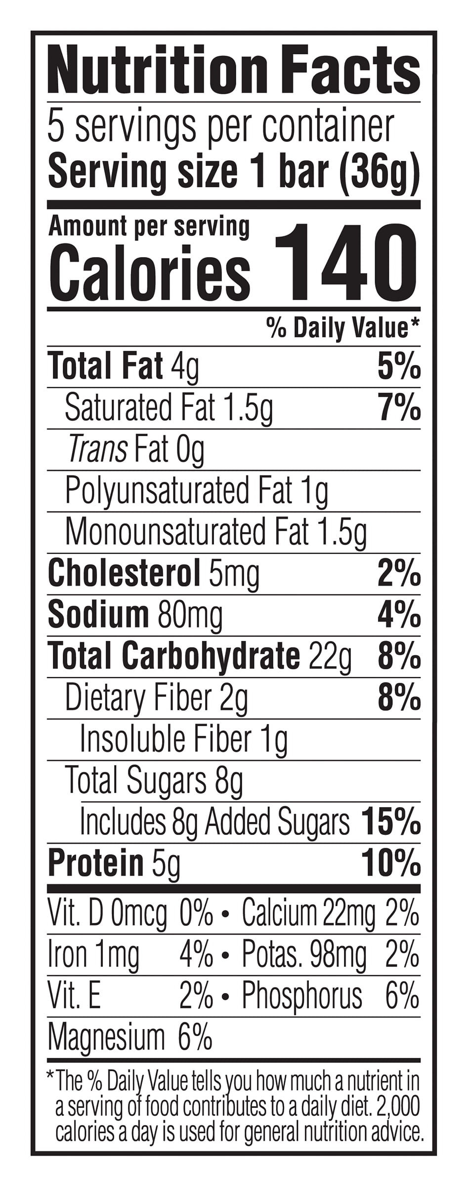 Clif Kid Zbar Protein Granola Bars, Gluten Free, Peanut Butter Chocolate, 5 Ct, 1.27 oz