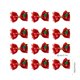 thumbnail image 3 of Ofertas Del Día Liquidación Pares de 12 Adornos de Árboles de Navidad Xihbxyly Lazos Copos de Nieves Accesorios Del Cabello, 3 of 6
