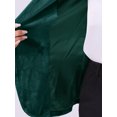 thumbnail image 5 of DARING DIVA Women's Office Coat Solid Shawl Collar Button Velvet Blazer L Forest Green, 5 of 7