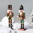 thumbnail image 4 of Cascanueces De Madera De Navidad, Adorno De Cascanueces De 12 Pulgadas, Regalo De Decoraciones Navideñas Inevent HA043870-02, 4 of 6