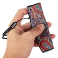 thumbnail image 4 of V6J For IQOS ILUMA ONE Stylish Pattern E-cigarette Drop-proof Cover V5q TPU+PU Leather Anti-scratch, 4 of 5