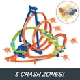 thumbnail image 5 of Hot Wheels Track Set with 5 Crash Zones, Motorized Booster, for Kids 5 Years & up, 5 of 7