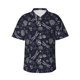 thumbnail image 1 of Balery Wildflowers And Dragonflies Camisas hawaianas de manga corta para hombre, camisas playeras de corte holgado, camisas de vacaciones con botones,Large, 1 of 7