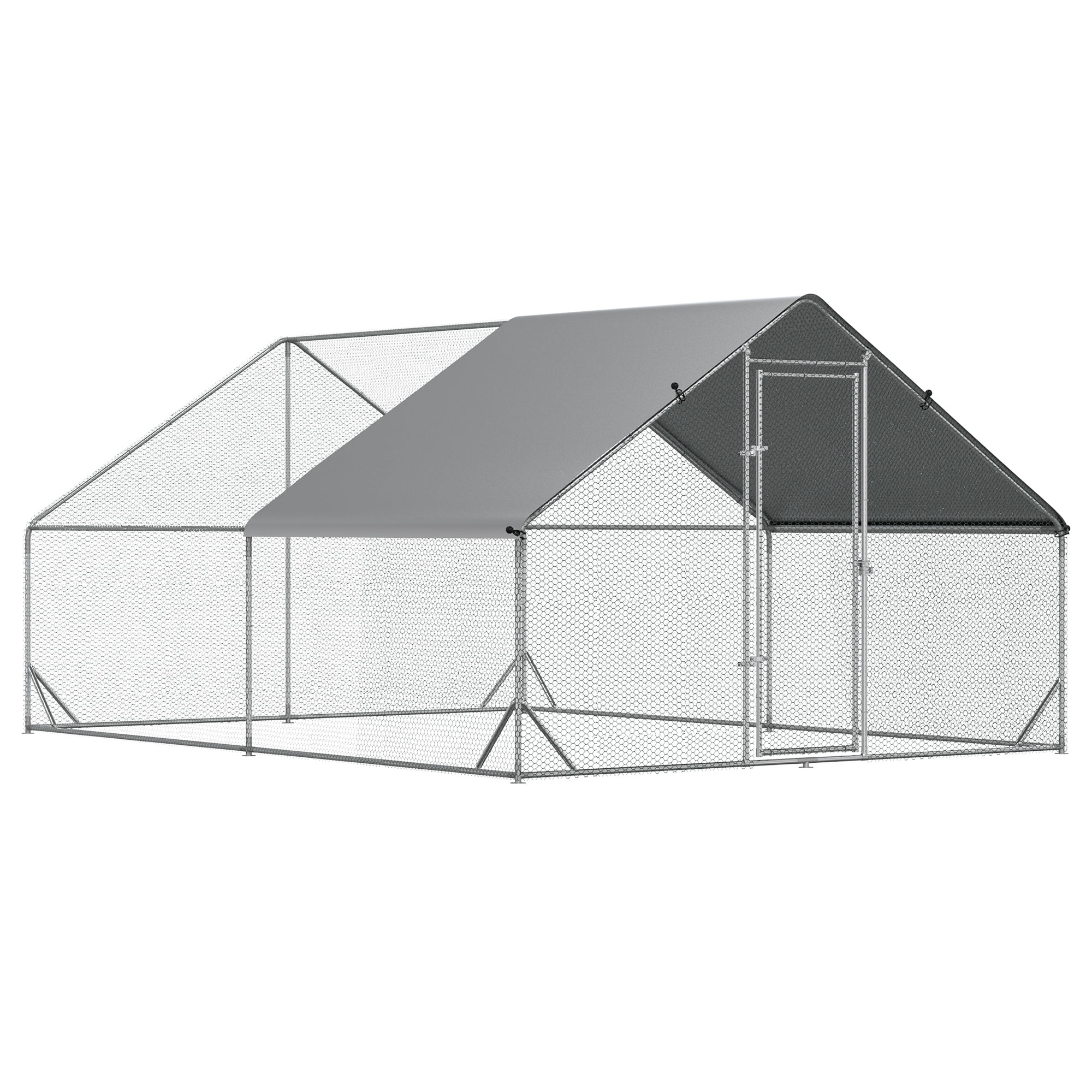 Outdoor Hen House Metal Frame Chicken Run