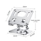 thumbnail image 4 of Soporte de soporte plegable Soporte de soporte de tableta ahuecado giratorio de 360 ​​​​grados para iPad, 4 of 8
