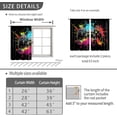 thumbnail image 6 of Gaming Kitchen Curtains Graffiti Gamepad Colorful Bedroom Window Treatments Cute Video Games Bedroom Living Room Drapes Fabric 2 Panels 42x63 Inch, 6 of 6
