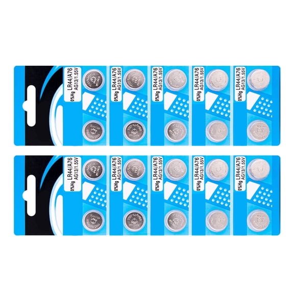 10pcs/20pcs LR44 AG13 Alkaline Button Cell Batteries 1.5V LR44 AG13 Button Batteries for Watches Toy Portable Devices