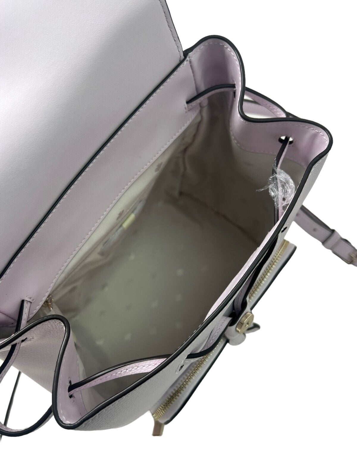 Kate Spade Kristi Medium Flap Backpack Pale Amethyst Leather Bag KA695 $379