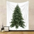 thumbnail image 2 of Uutvery Christmas Tree Tapestry Wall Hanging Home Decor Indoor Outdoor for Living Room Bedroom Dorm Decor Beach Blanket Picnic Throw Sofa Cover Xmas Party Supplies 51x59 Inches, 2 of 9