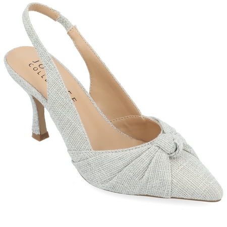 

Journee Collection Womens Bahar Sling Back Pointed Toe Pumps