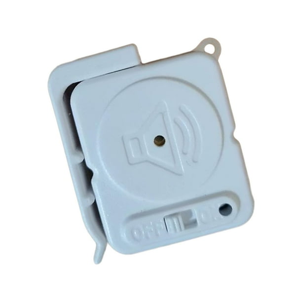 Alarma de puerta Alarma de manija de puerta Fácil de instalar Seguridad personal Ventana y puerta Blanco