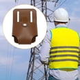 thumbnail image 6 of FashionCha Tape Measure Belt Holder Pouch Electrician Labor Insurance Tool PU Leather Craft Dark Brown, 6 of 9