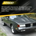 thumbnail image 2 of 2PCS Amber Lens Front Bumper Turn Signal Lights Side Marker Light Turn Warning Lights Corner Light Housings For 1987-1988 Oldsmobile Cutlass Supreme Calais 442 GT-350 No Bulb/Socket Included, 2 of 6