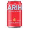 ARIH Dual Biotic Soda, Functional Prebiotic and Postbiotic Soda, Low Sugar, Positive Orange, 12 fl oz