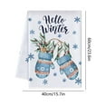thumbnail image 3 of Hometravel Kitchen Dish Towels Merry Christmas, Winter Theme Drying Cloth for Cooking, Absorbent Tea Towels for Baking and Kitchen Cleaning Tasks, 3 of 6
