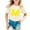 Beige, variant on Children's Fashion Letter Printed T Shirt Casual And Comfortable Top For Boys And Girls Girls T Shirts