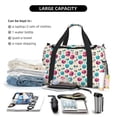thumbnail image 5 of Kdxio heart Skull cute Travel Duffel Bag Gym Bag Weekender Travel Bag Gym Bag for Women &Men Airplane Travel Essentials for Flying, 5 of 7