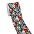 thumbnail image 1 of Holiday Merry Christmas Decoration Pattern Printed Grosgrain Satin Ribbon for Gift Wrapping Hair Bow Craft Accessory 50 Yards Jiayi, 1 of 7