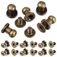 thumbnail image 1 of UPOUART 30 Pcs Bag Hardware Copper Rivet for Bag with Round Hexagonal Shape, 1 of 6