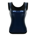 thumbnail image 5 of Women's Full Size Sauna Suit For Sweat Vest For Yoga And Fitness With Zipper Body Tank Top Womens Western Vests Outerwear Flannel Vests Women Outfits for Women Womens Sleeveless Jackets Denim Vest, 5 of 6