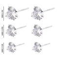 thumbnail image 3 of S925 Silver Needle Earrings For Ear Love Earbone Nails Zircon Nails Earrings Exquisite Earrings, 3 of 9