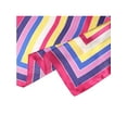 thumbnail image 5 of INSPIRE CHIC Women Colorful Striped Satin Scarf, 23.6x23.6" Square Silk Like Neck Scarves Neckerchief 23.6x23.6"(LxW) Colorful-1, 5 of 6