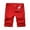 A-Red778, variant on XIAONU Frayed Denim Shorts For Men Mid Rise Knee Length Shorts Casual Summer Wear Shorts
