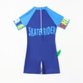 thumbnail image 2 of SILVERCELL Kids Boys One-piece Swimsuit Cartoon Dinosaur Swimwear Bathing Suit Beachwear 3-8 Years, 2 of 8