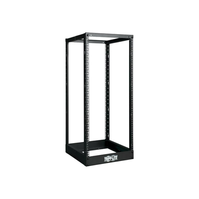 Tripp Lite 25U Rack 1000lb 4-Post Open Frame Cabinet Trous Carrés Capacité - Cadre Ouvert en Rack - Noir - 25U