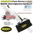 thumbnail image 2 of Qwikchute Chute Blocker / Deflector Compatible with BIG DOG X, DIABLO AND DIABLO MP 52", 60" & 72" WITH 13" DISTANCE BETWEEN CHUTE MOUNTING EARS (Quickchute) / NQD-H1X5460, 2 of 2