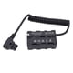 thumbnail image 2 of Cable de Adaptador de Alimentació de Batería Ficticia, ABS de Larga Vida útil d de Tap A Double -Bide NP F de Alimentación para Baterías NP F550 F750 F970, 2 of 7