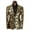 Gold, variant on CloudStyle Men's Dress Floral Suit Notched Lapel Slim Fit Stylish Blazer Dress Suit