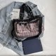 thumbnail image 4 of Bolso Hombro para Mujer Bandolera Punk Nailon Axilas Viajes () Rosa, 4 of 8