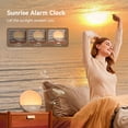 thumbnail image 3 of Dreamegg White Noise Sound Machine for Adult Sleep Sunrise Wake Up Alarm, 29 Soothing Sounds Therapy, White, 3 of 10