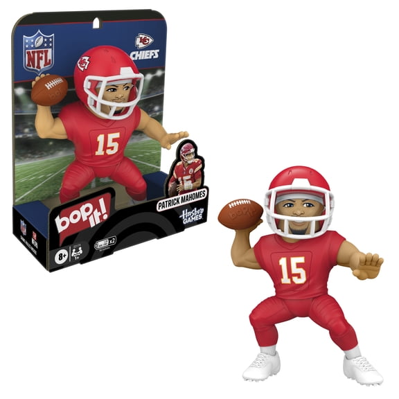 Bop It! Patrick Mahomes Edition Game, Officially Licensed NFL Games for Kids and Teens, 8
