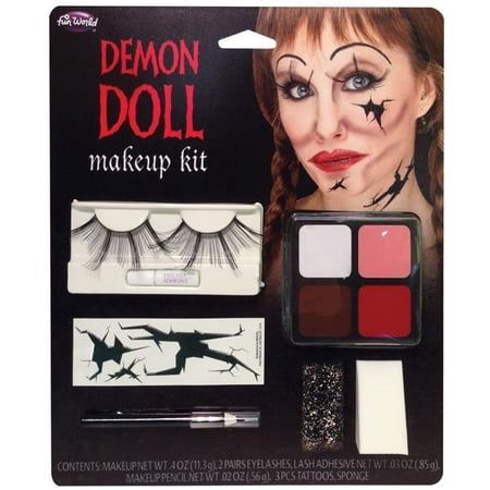 Morris Costumes FW5638AD Demon Doll Face Make Up Kit Costume