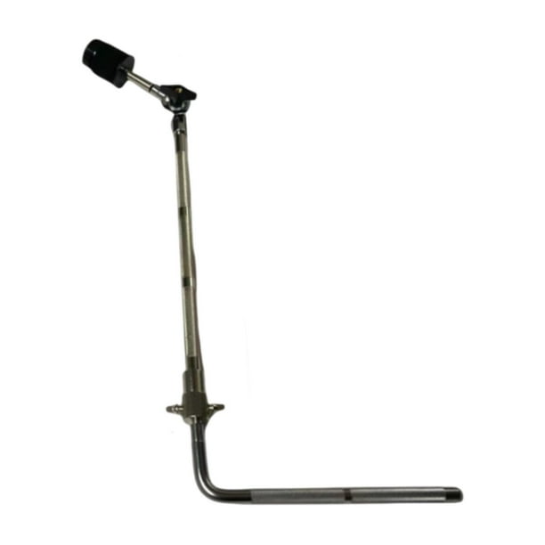 Soporte para platillos Brazo para platillos de batería Fácil de usar Piezas de hardware profesionales Soporte de extensión Abrazaderas para platillos Modelo de longitud media
