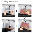 thumbnail image 5 of Yayeee Faucet Mat for Kitchen Sink 30" Diatomite Long Splash Guard Pad, Art City, 5 of 7