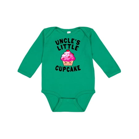 

Inktastic Uncles Little Cupcake Gift Baby Girl Long Sleeve Bodysuit