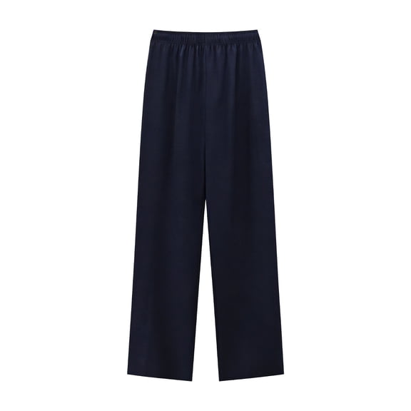 UAMVSH Big and Tall Men's Pants Elastic Waist Casual Full Length Pants Lightweight Baggy Pull on Pants for Everyday Wear