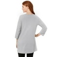 thumbnail image 2 of Woman Within Plus Size Perfect Three-Quarter-Sleeve Scoopneck Tunic, 2 of 6